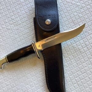 Buck Model 119 3-Line Fixed Blade Hunting Knife in Flap Sheath
