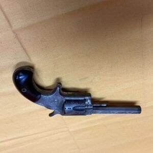HOPKINS & ALLEN NO. 5 FACTORY ENGRAVED REVOLVER. S.A. .38 RF. ANTIQUE