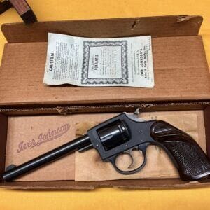 IVER JOHNSON TARGET 55.A DOUBLE ACTION REVOLVER 22 LR