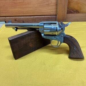 U.S.F.A. SINGLE ACTION ARMY REVOLVER 45 COLT NICKEL CC PREFIX