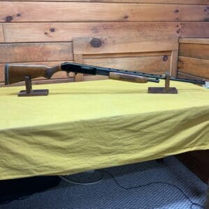 MOSSBERG MODEL-500E 410 BORE PUMP ACTION SHOTGUN.